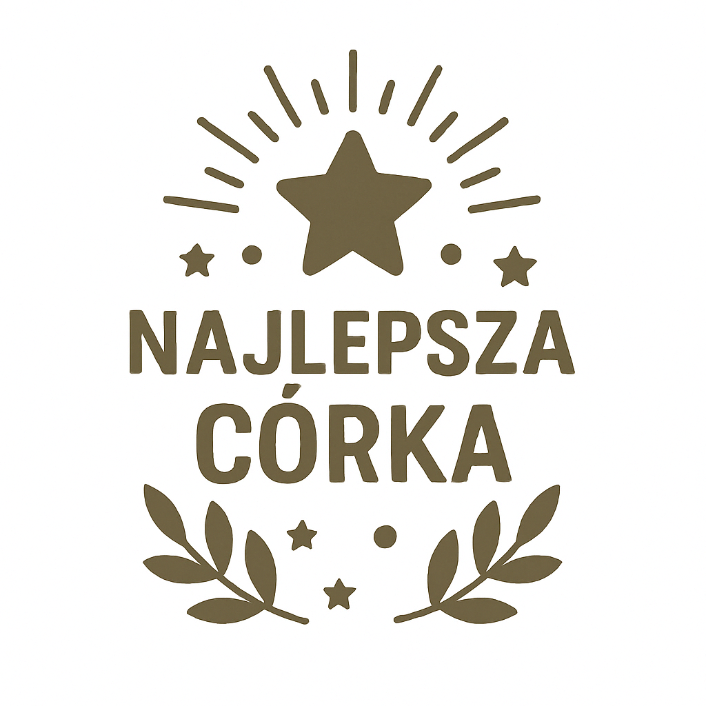 Drewniany medal na dzień dziecka, 65×59 mm