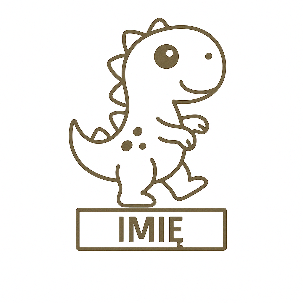 Drewniany medal na dzień dziecka – personalizowany, 65×59 mm