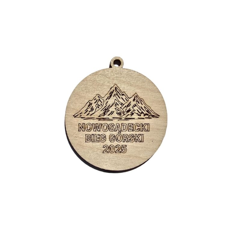 Drewniany medal