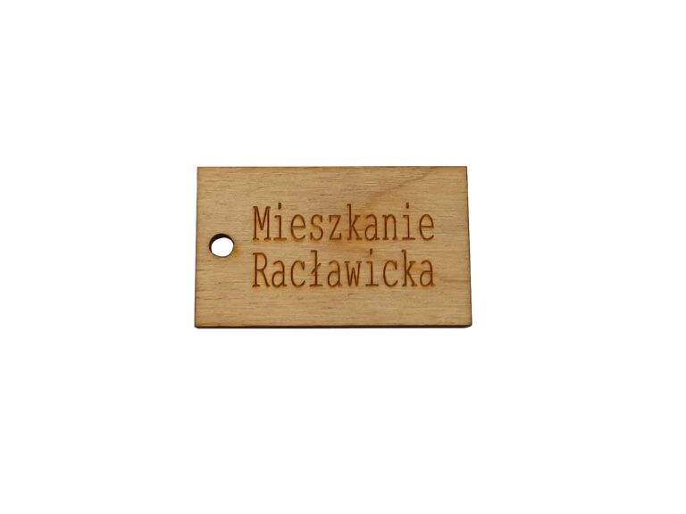 Brelok 50mm x 30 mm, personalizowany