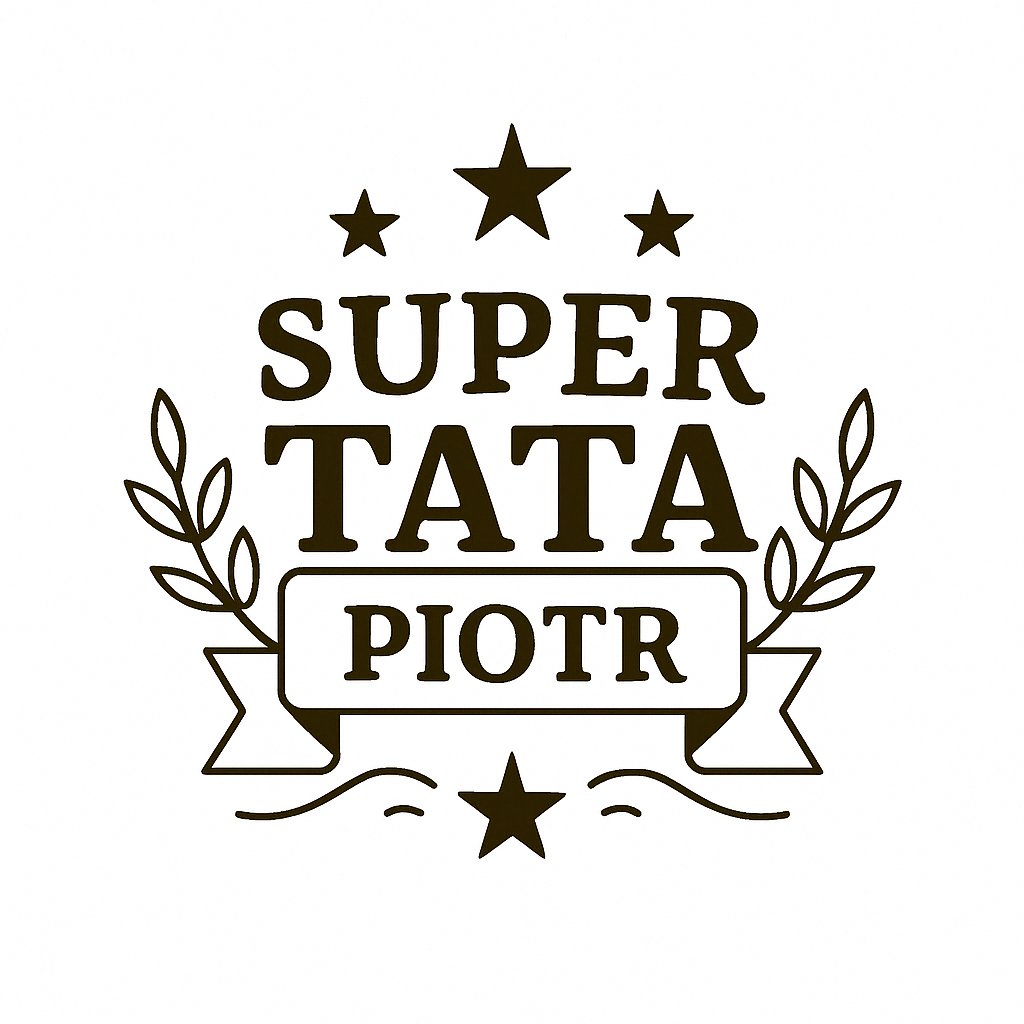 Drewniany medal na Dzień Ojca, 65×59 mm personalizowany